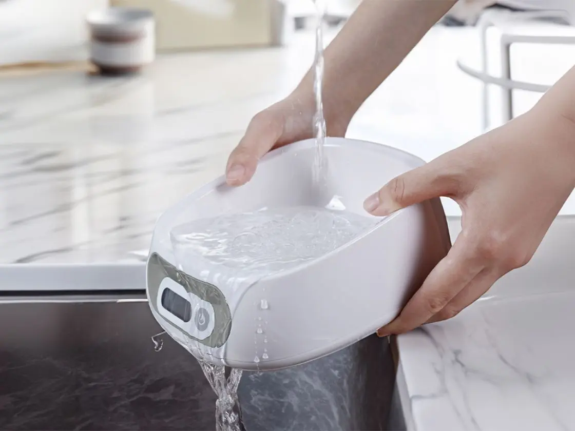 Bol cu cantar incorporat Easy Pet IMPCBA110 (White)