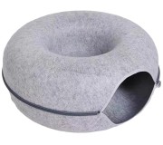 Лежак для животных ECarla Donut KOT02SZ (Light Grey)