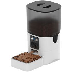 Dozator automat de hrană iHunt Smart Pet Feeder 6L Cam (Black/White)