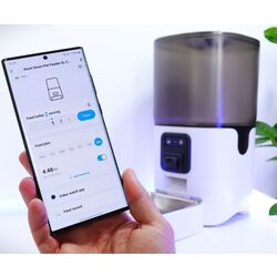 Автоматический дозатор пищи iHunt Smart Pet Feeder 6L Cam (Black/White) Thumb