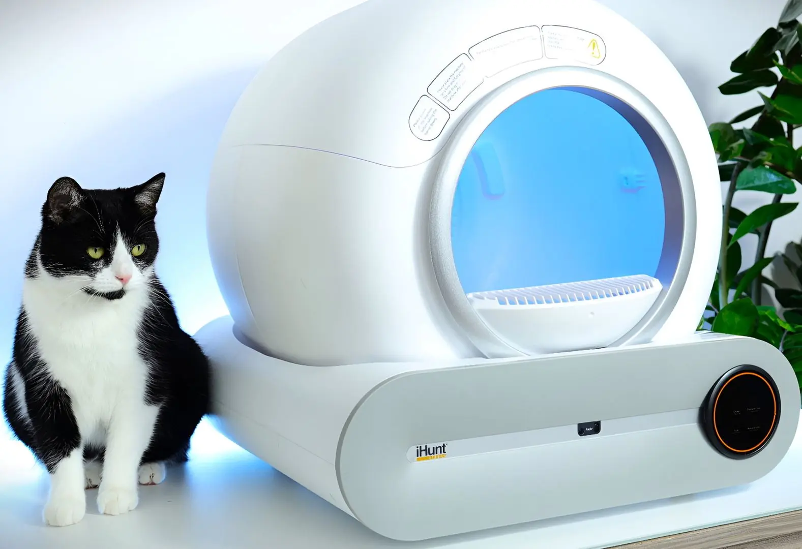 Litieră automată pentru pisici iHunt Smart Cat Litter (White)