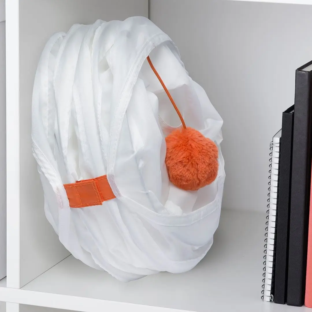 Tunel de joaca pentru pisici Ikea Utsadd (Alb/Portocaliu)