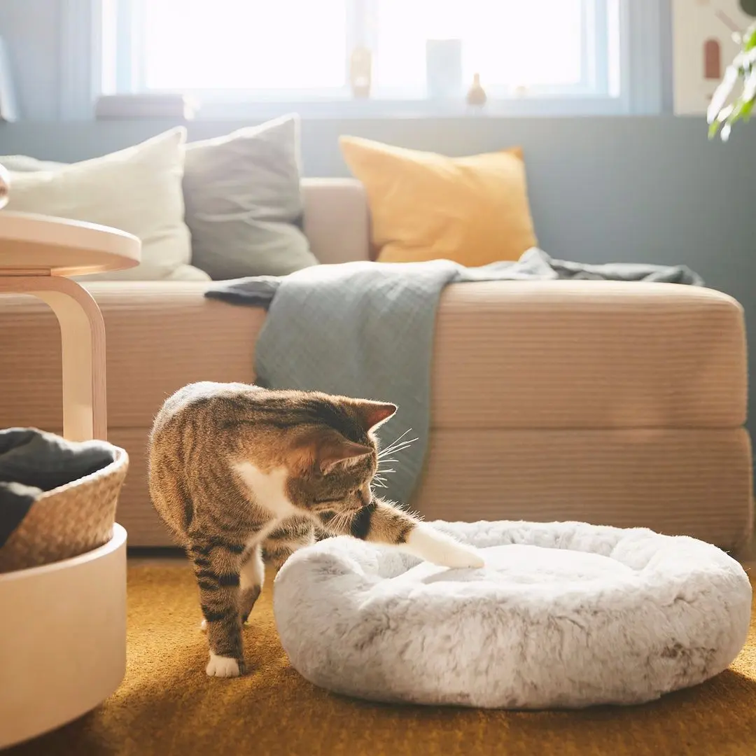 Culcus pentru animale Ikea Utsadd rotund S (Gri)