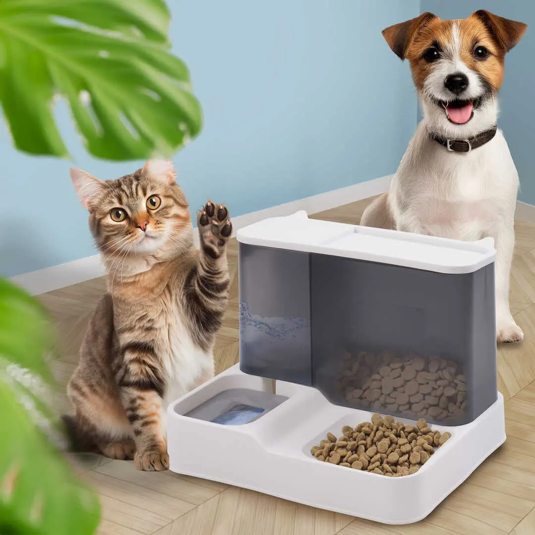 Автоматическая кормушка для домашних животных Jumi CD-321076 (Grey/White)