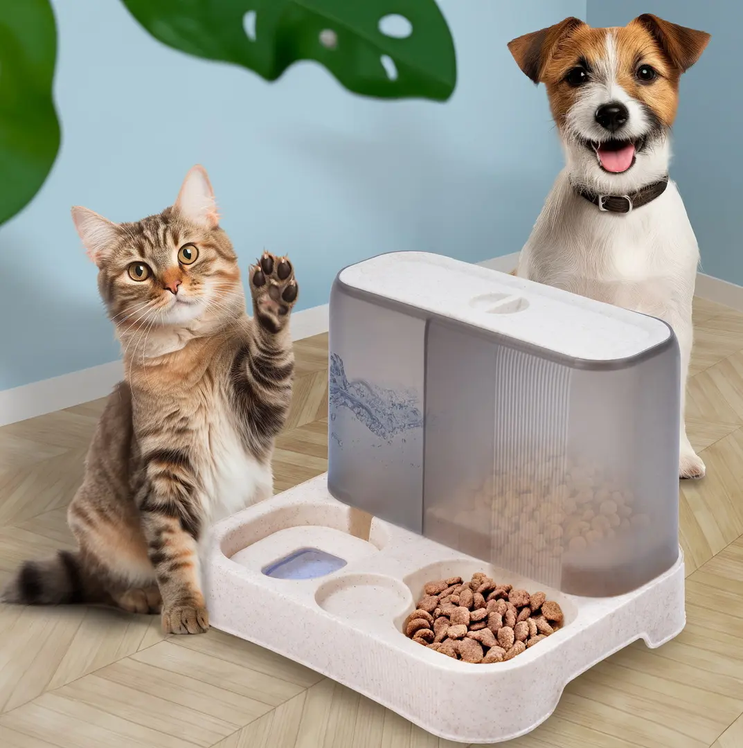 Автоматическая кормушка для домашних животных Jumi CD-324947 (Grey/White)