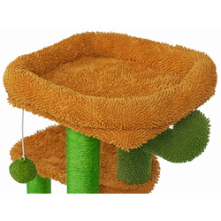 Ansamblu de joaca pentru pisici Jumi CD-264946 (Green/Orange) Thumb