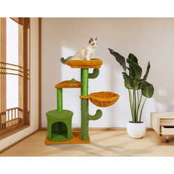 Ansamblu de joaca pentru pisici Jumi CD-264946 (Green/Orange) Thumb