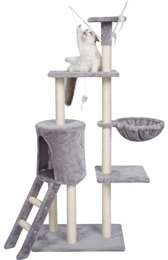 Ansamblu de joaca pentru pisici Jumi CD-264960 (Grey/White) - 3