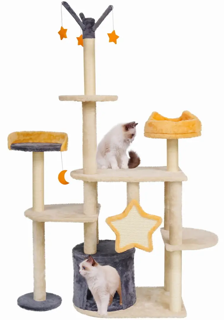 Ansamblu de joaca pentru pisici Jumi CD-320437 (Beige) - 2