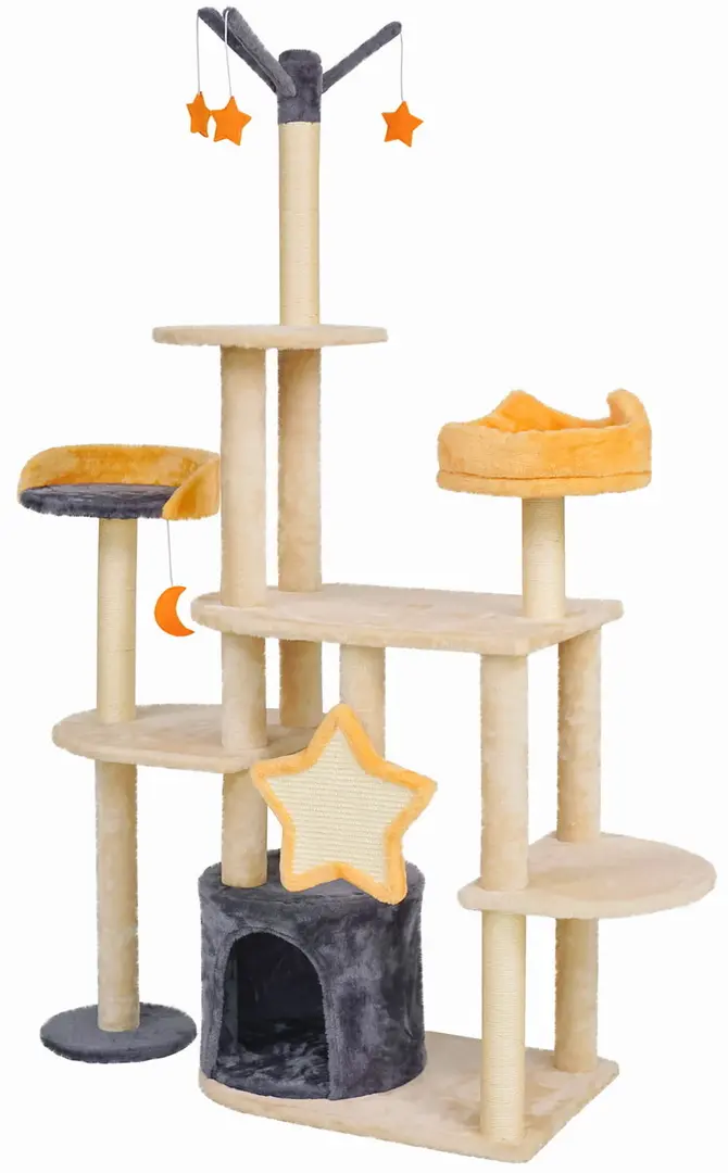 Ansamblu de joaca pentru pisici Jumi CD-320437 (Beige)