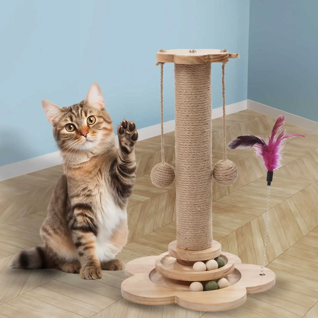 Игровой комплекс для кошек Jumi CD-324718 (Natural)