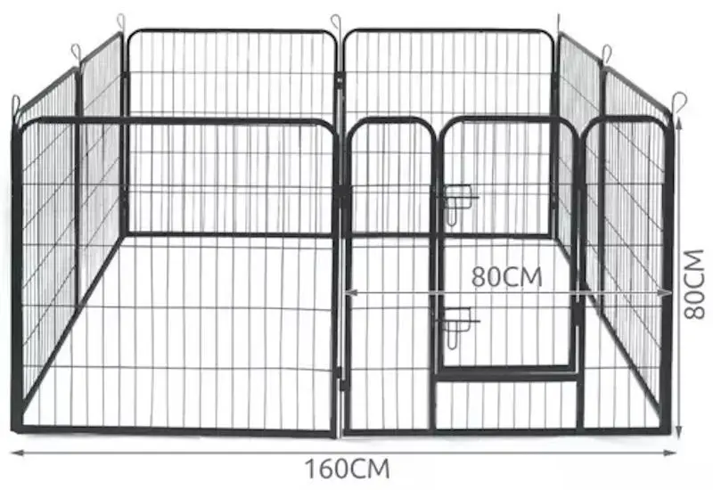 Манеж для животных Malatec 23769 (Grey)