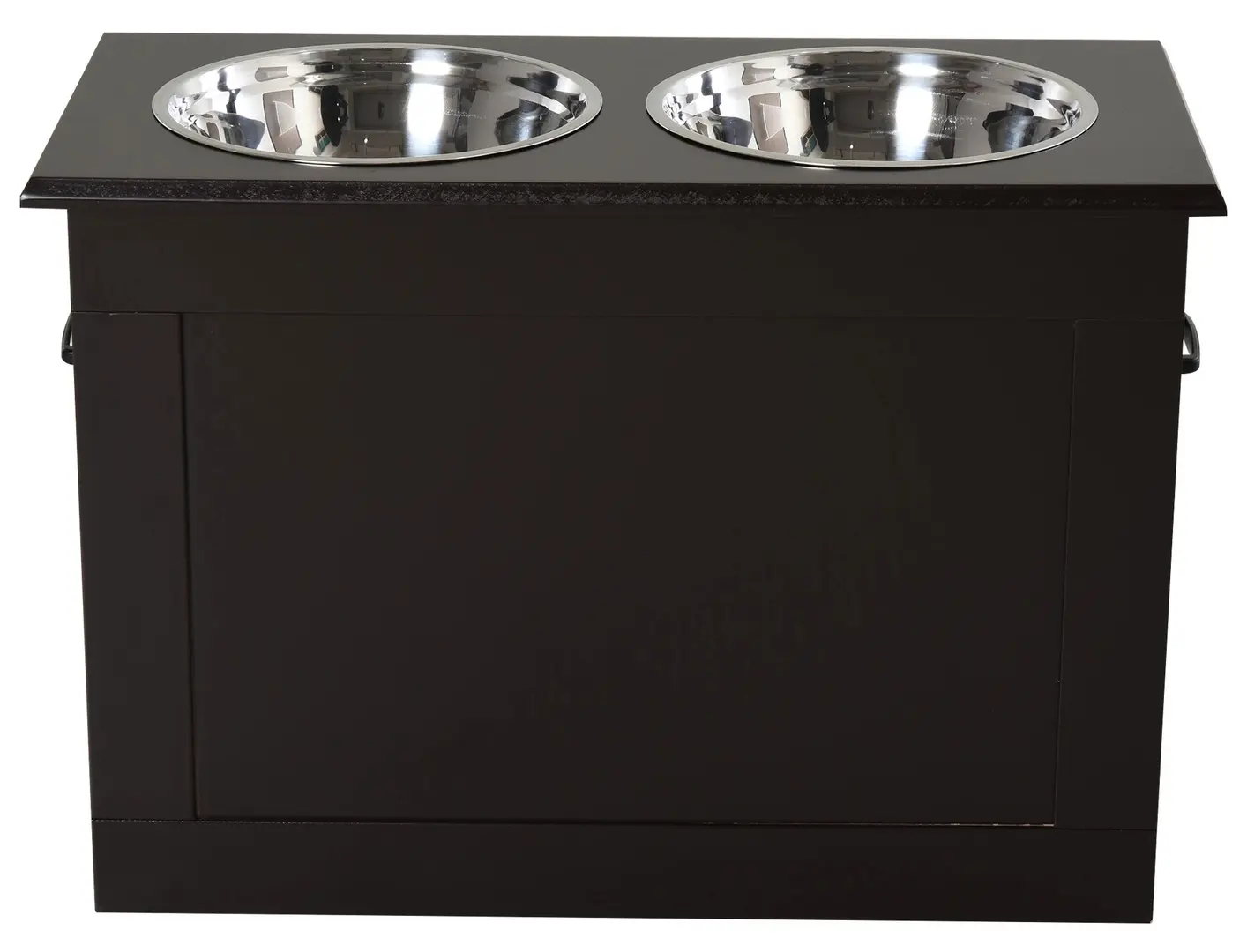 Bol dublu pentru animale PawHut D08-021CF (Brown)