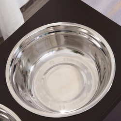 Bol dublu pentru animale PawHut D08-021CF (Brown) Thumb