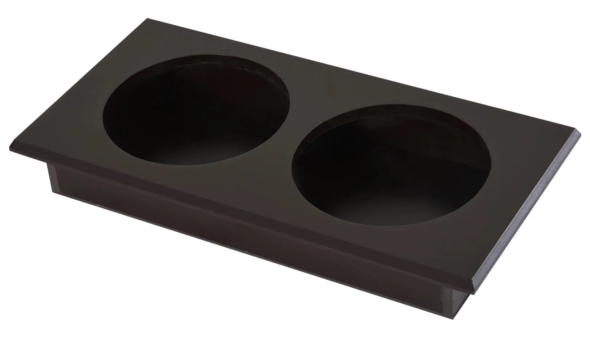 Bol dublu pentru animale PawHut D08-021CF (Brown)