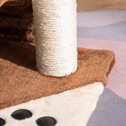 Ansamblu de joaca pentru pisici PawHut D30-034 (Brown) Thumb