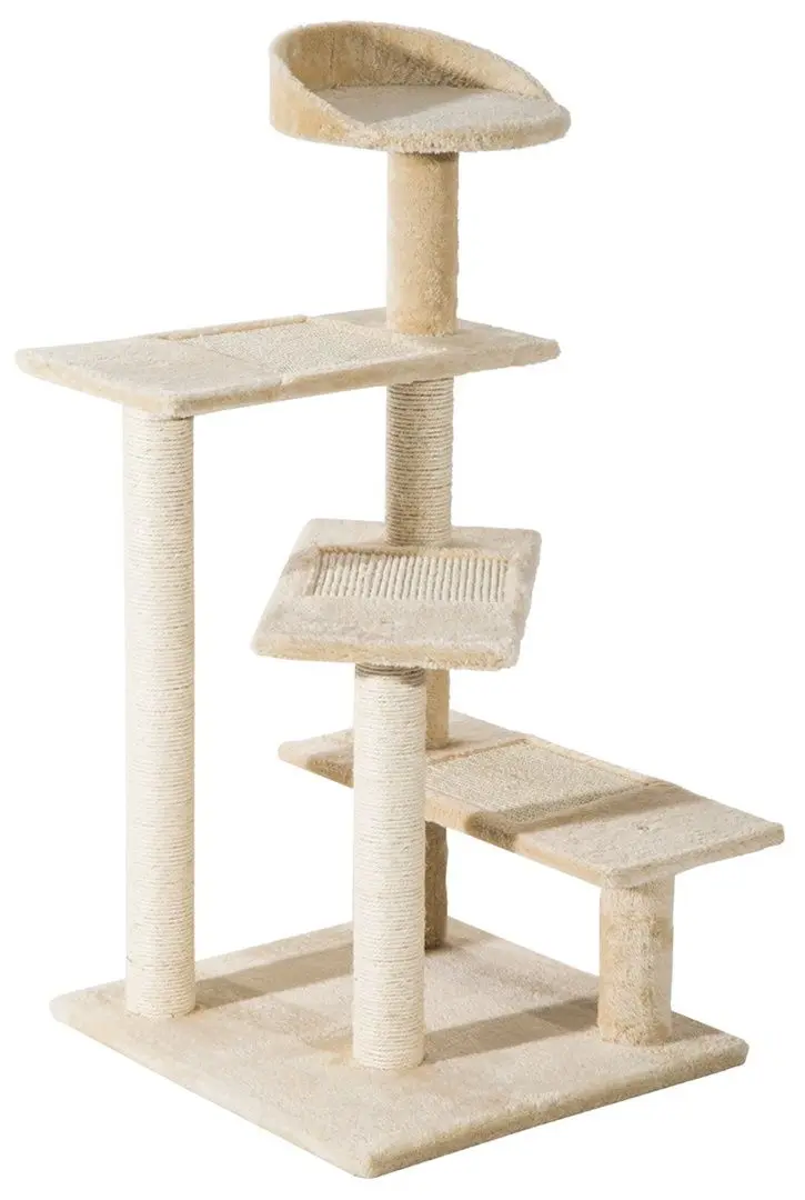 Ansamblu de joaca pentru pisici PawHut D30-045 (Beige)