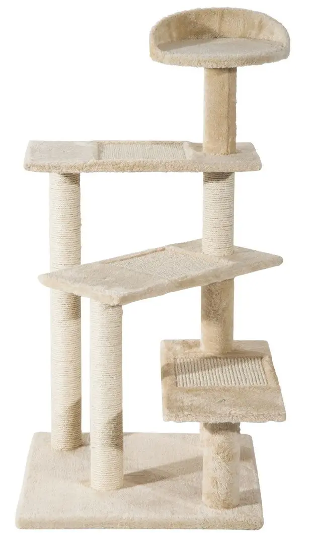 Ansamblu de joaca pentru pisici PawHut D30-045 (Beige)