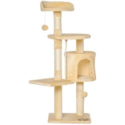 Ansamblu de joaca pentru pisici PawHut D30-167 (Beige)