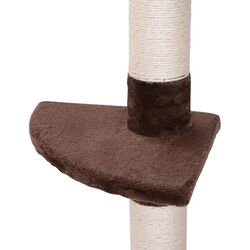 Ansamblu de joaca pentru pisici PawHut D30-209BN (Brown/White) Thumb
