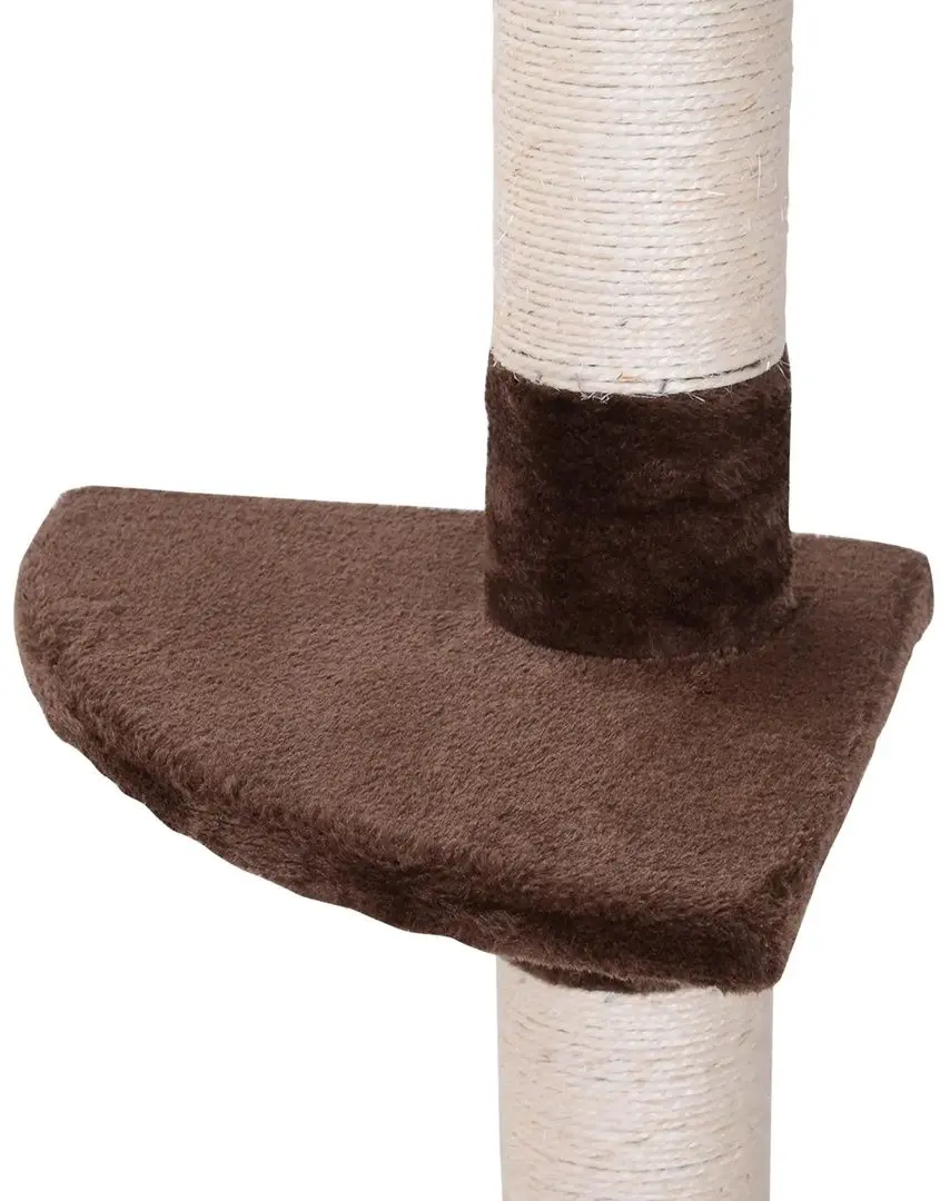 Ansamblu de joaca pentru pisici PawHut D30-209BN (Brown/White)