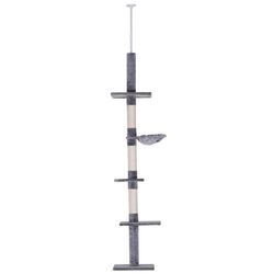 Игровой комплекс для кошек PawHut D30-209GY (Grey/White)