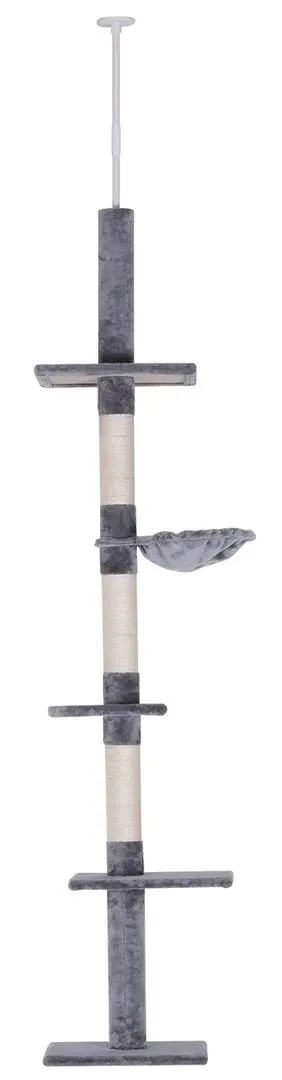 Ansamblu de joaca pentru pisici PawHut D30-209GY (Grey/White)