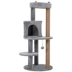 Ansamblu de joaca pentru pisici PawHut D30-274GY (Grey) Thumb