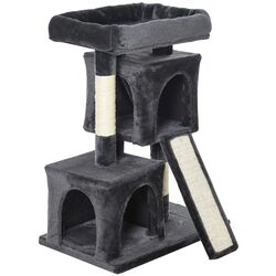 Ansamblu de joaca pentru pisici PawHut D30-286CG (Black) Thumb