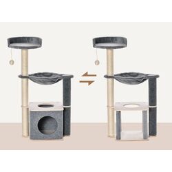 Игровой комплекс для кошек PawHut D30-359 (Grey) Thumb