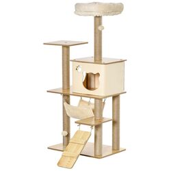 Игровой комплекс для кошек PawHut D30-367 (Yelllow) Thumb