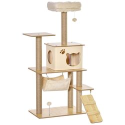 Игровой комплекс для кошек PawHut D30-367 (Yelllow)