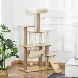 Игровой комплекс для кошек PawHut D30-367 (Yelllow) Thumb