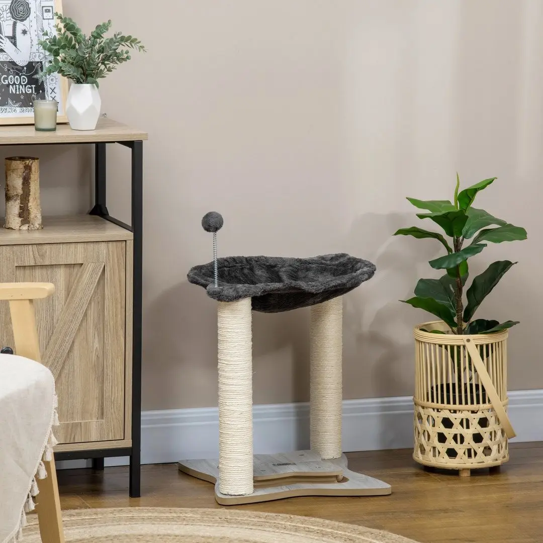 Ansamblu de joaca pentru pisici PawHut D30-575V00CG (Grey/Cream)