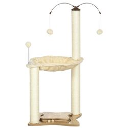 Ansamblu de joaca pentru pisici PawHut D30-586V00BG (Beige)