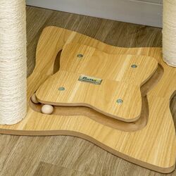 Ansamblu de joaca pentru pisici PawHut D30-586V00BG (Beige) Thumb