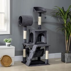 Ansamblu de joaca pentru pisici PawHut D30-613V00CG (Grey) Thumb