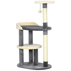 Ansamblu de joaca pentru pisici PawHut D30-653V00GY (Grey) Thumb