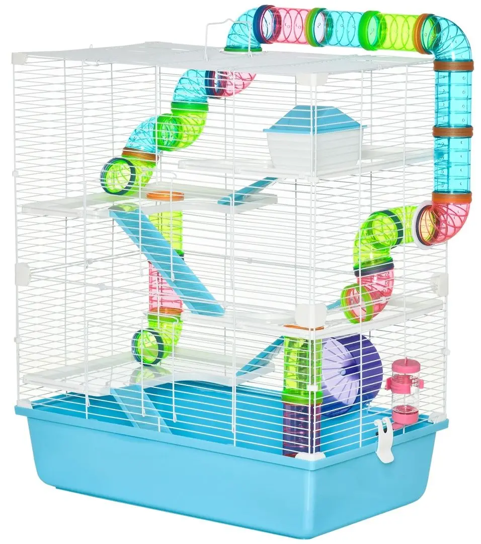 Клетка для хомяков PawHut D51-233LB (White/Blue)