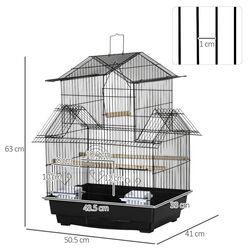 Клетка для птиц PawHut D10-062V01BK (Black) Thumb