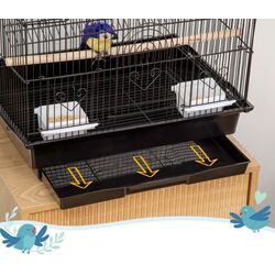 Клетка для птиц PawHut D10-062V01BK (Black) Thumb