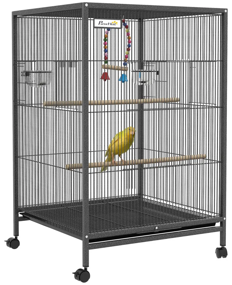 Cusca pentru pasari PawHut D10-092V00CG (Grey)