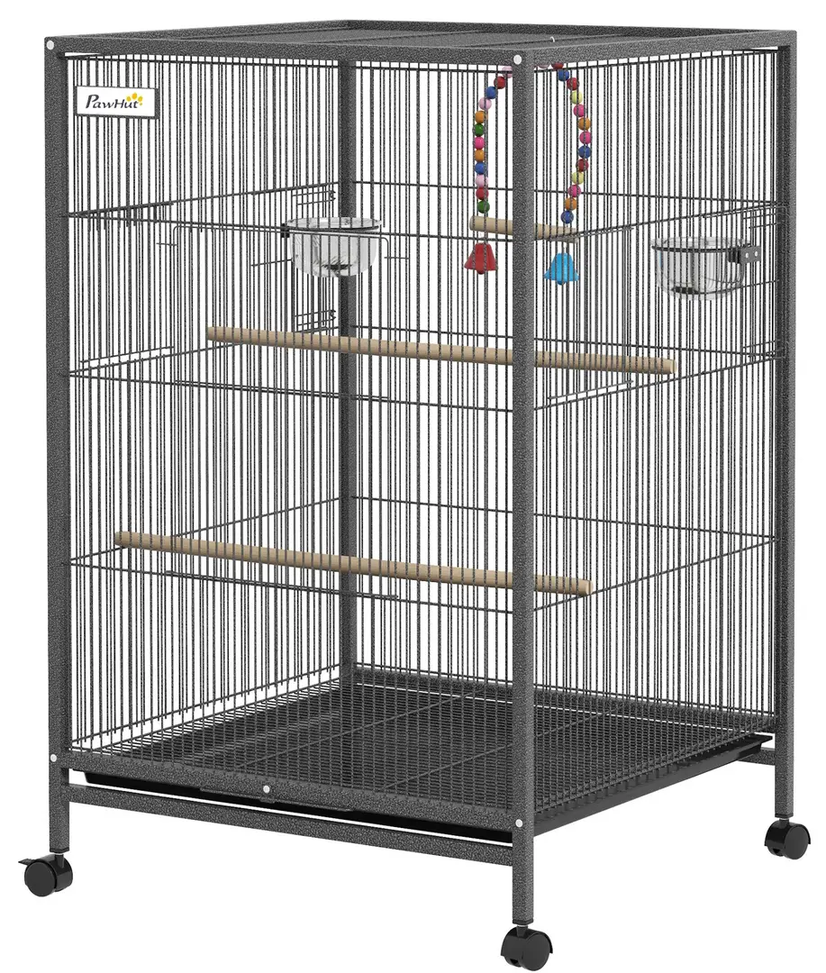 Cusca pentru pasari PawHut D10-092V00CG (Grey)