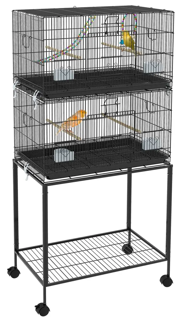 Cusca pentru pasari PawHut D10-094V02BK (Black)