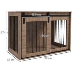 Cusca pentru caini PawHut D02-169V02WN (Brown) Thumb