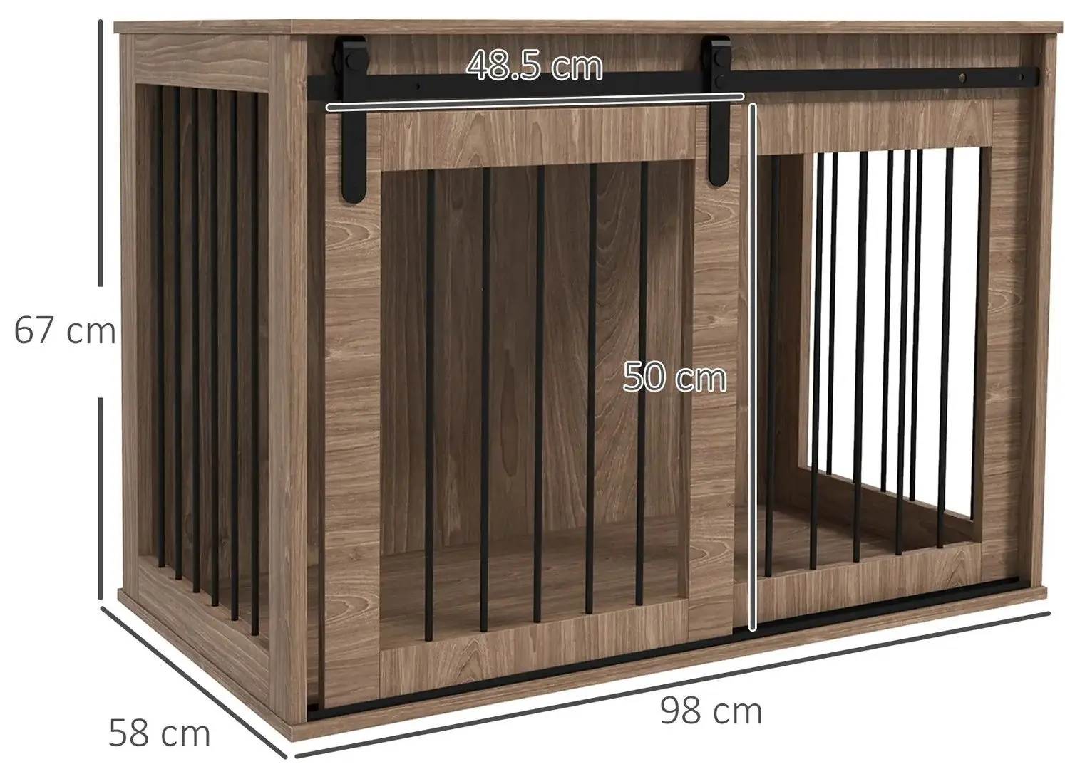 Cusca pentru caini PawHut D02-169V02WN (Brown)