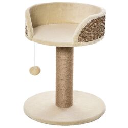 Pat cu zgarietor PawHut D30-329 (Beige) Thumb