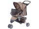 Carucior pentru caini PawHut D00-041CF (Brown/Black)