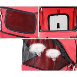 Коляска для собак PawHut D00-058RD (Red/Black) Thumb