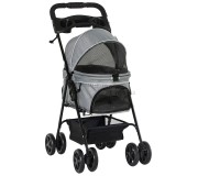 Коляска для собак PawHut D00-127GY (Grey/Black)